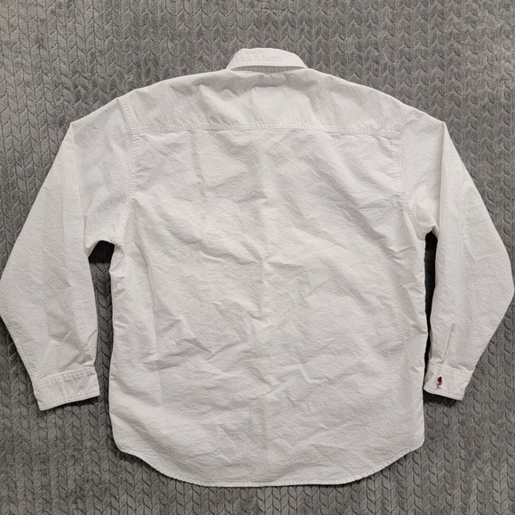 Vintage 1997 Planet Mars M&Ms Embroidered Shirt Size Large 90s Button Down Candy - Picture 7 of 8